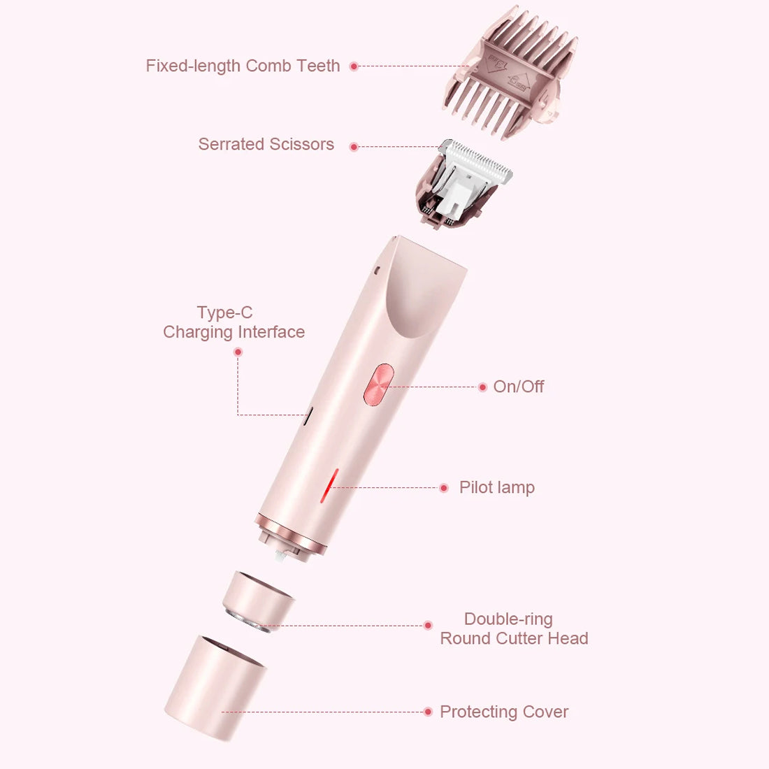 Evelamoy Bikini Trimmer For Women